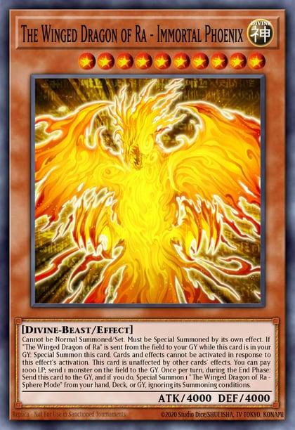 The Winged Dragon of Ra - Immortal Phoenix, Maze of the Master MZTM-EN074