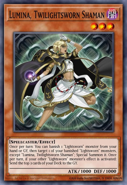 Lumina, Twilightsworn Shaman, Maze of the Master MZTM-EN075