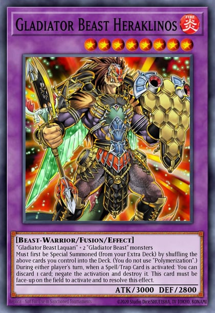Gladiator Beast Heraklinos, Maze of the Master MZTM-EN084