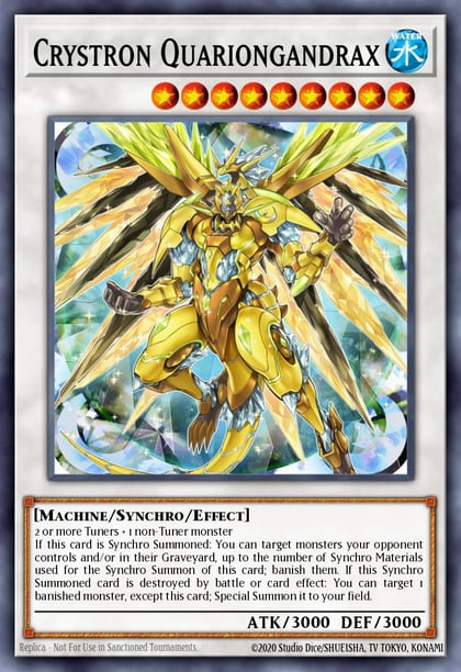 Crystron Quariongandrax, Maze of the Master MZTM-EN087