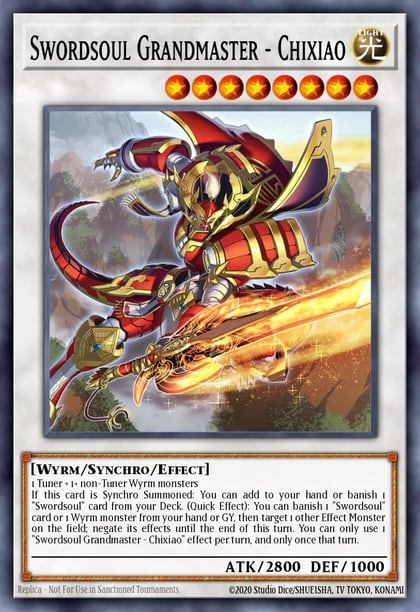 Swordsoul Grandmaster - Chixiao, Maze of the Master MZTM-EN088