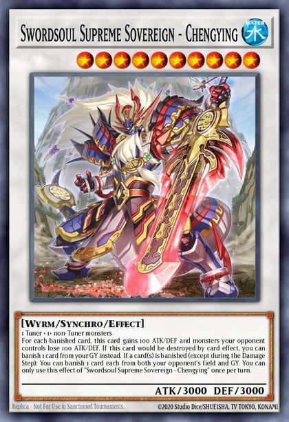 Swordsoul Supreme Sovereign - Chengying, Maze of the Master MZTM-EN089