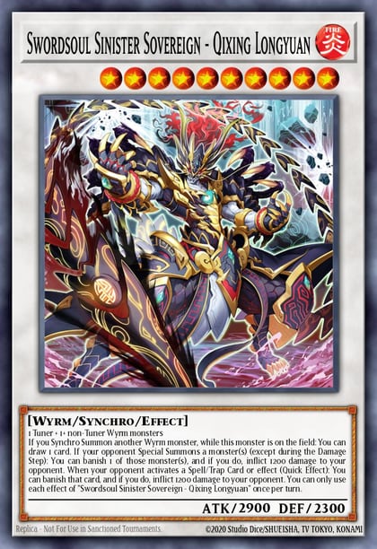 Swordsoul Sinister Sovereign - Qixing Longyuan, Maze of the Master MZTM-EN090