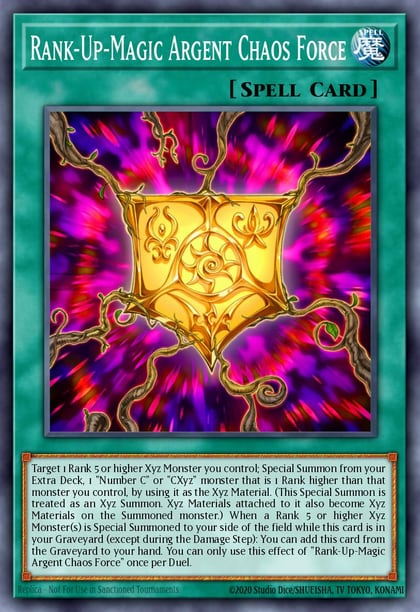 Rank-Up-Magic Argent Chaos Force, Maze of the Master MZTM-EN100