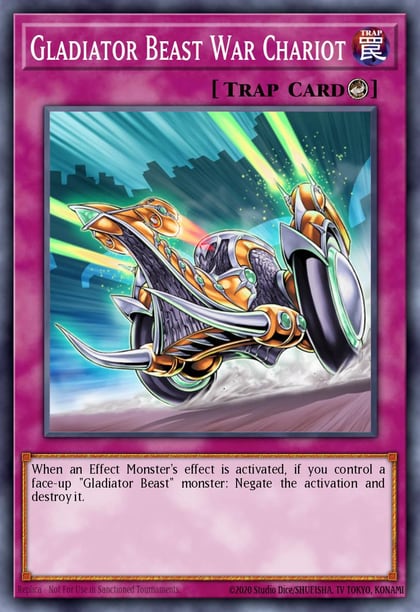 Gladiator Beast War Chariot, Maze of the Master MZTM-EN105