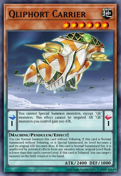 Qliphort Carrier, The New Challengers NECH-EN022