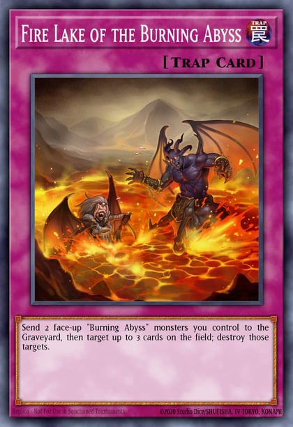 Fire Lake of the Burning Abyss, The New Challengers NECH-EN086