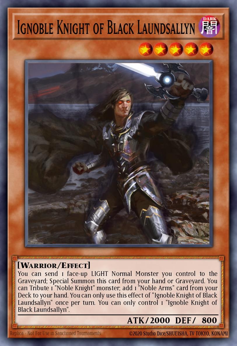 Ignoble Knight of Black Laundsallyn, Noble Knights of the Round Table Box Set NKRT-EN005
