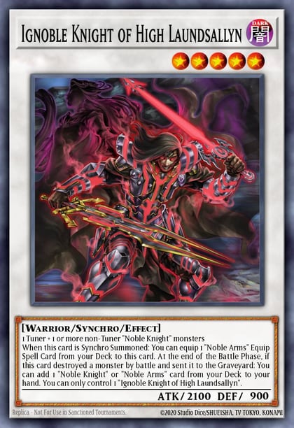 Ignoble Knight of High Laundsallyn, Noble Knights of the Round Table Box Set NKRT-EN036