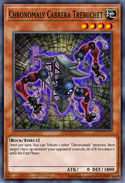 Chronomaly Cabrera Trebuchet, Number Hunters NUMH-EN002