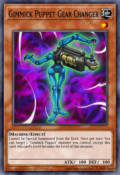 Gimmick Puppet Gear Changer, Number Hunters NUMH-EN006