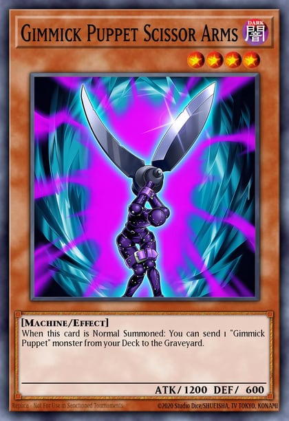 Gimmick Puppet Scissor Arms, Number Hunters NUMH-EN008