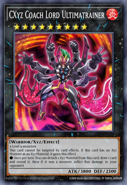 CXyz Coach Lord Ultimatrainer, Number Hunters NUMH-EN038