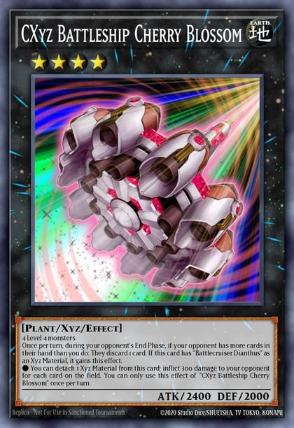 CXyz Battleship Cherry Blossom, Number Hunters NUMH-EN044