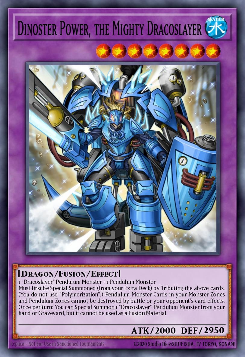 Dinoster Power, the Mighty Dracoslayer, OTS Tournament Pack 1 OP01-EN010