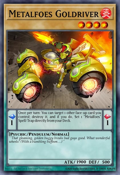 Metalfoes Goldriver, OTS Tournament Pack 3 OP03-EN004