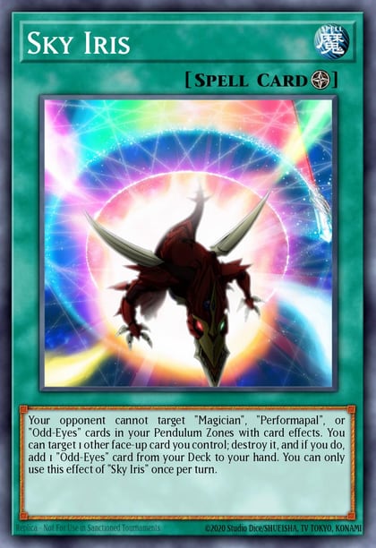 Sky Iris, OTS Tournament Pack 3 OP03-EN009