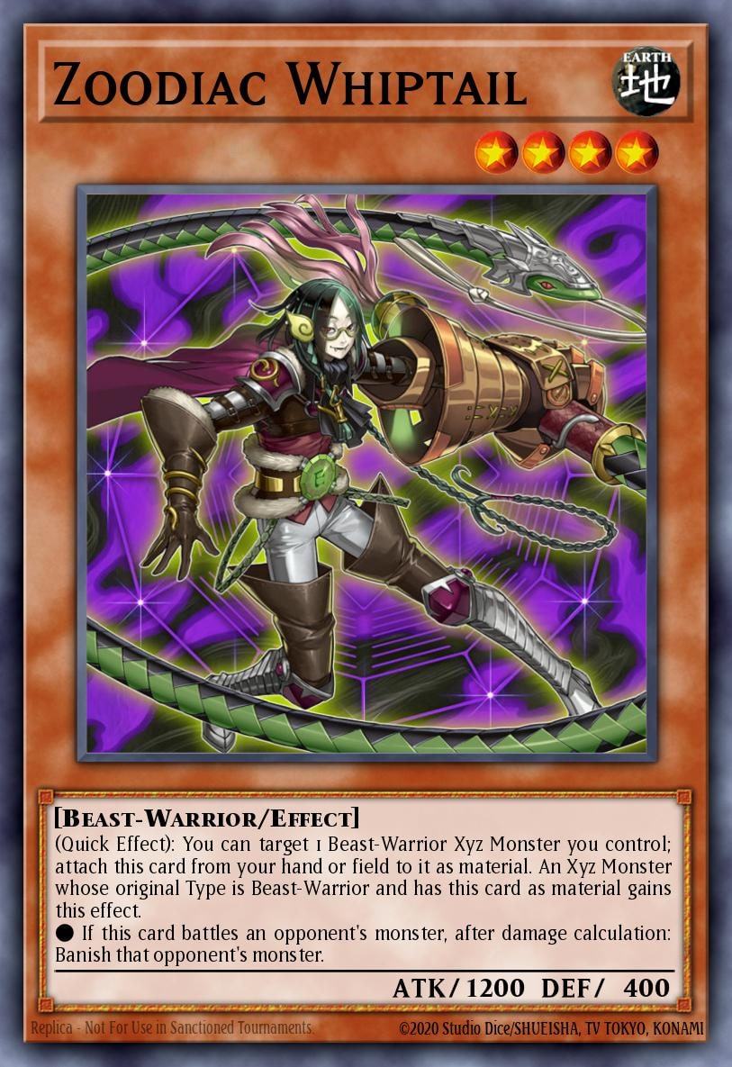 Zoodiac Whiptail (UTR), OTS Tournament Pack 5 OP05-EN002