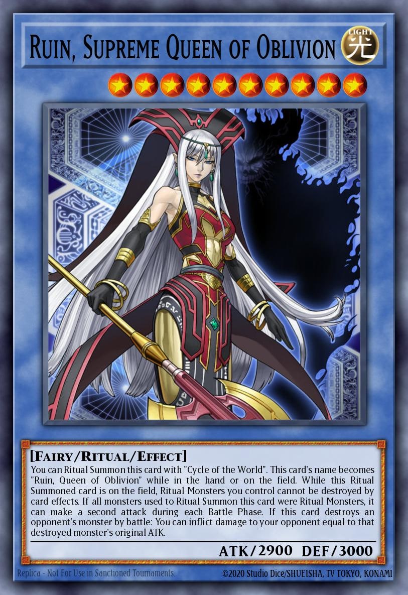 Ruin, Supreme Queen of Oblivion, OTS Tournament Pack 8 OP08-EN004