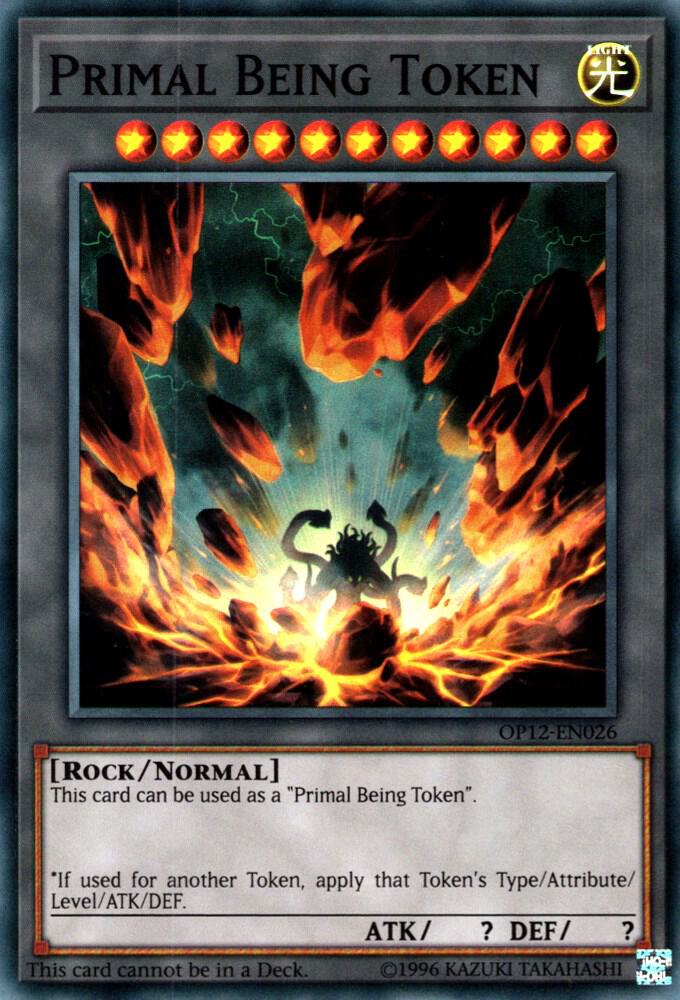 Primal Being Token, OTS Tournament Pack 12 OP12-EN026