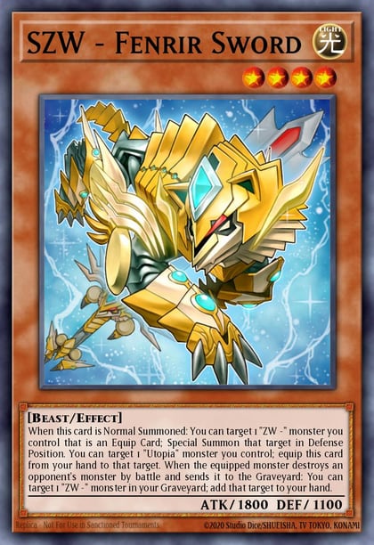 SZW - Fenrir Sword, OTS Tournament Pack 17 OP17-EN021
