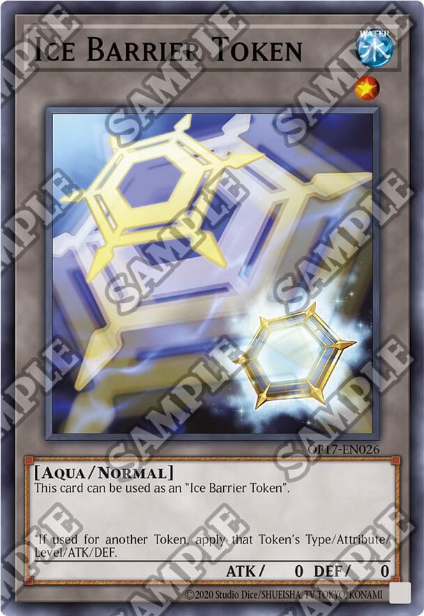 Ice Barrier Token, OTS Tournament Pack 17 OP17-EN026