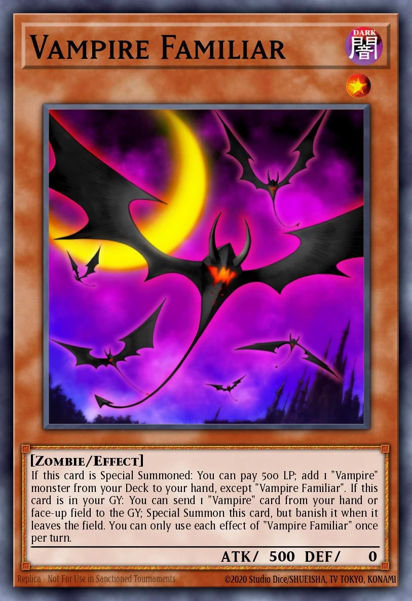 Vampire Familiar, OTS Tournament Pack 18 OP18-EN018