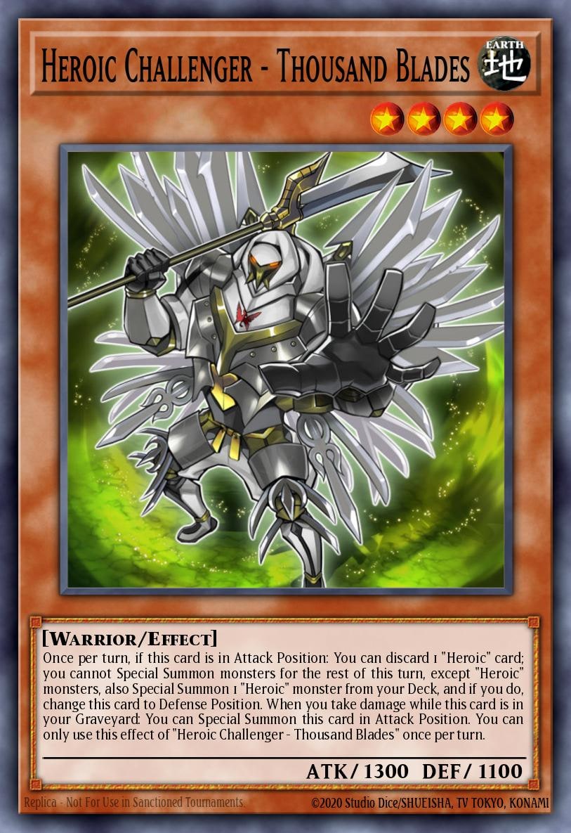 Heroic Challenger - Thousand Blades, OTS Tournament Pack 19 OP19-EN019