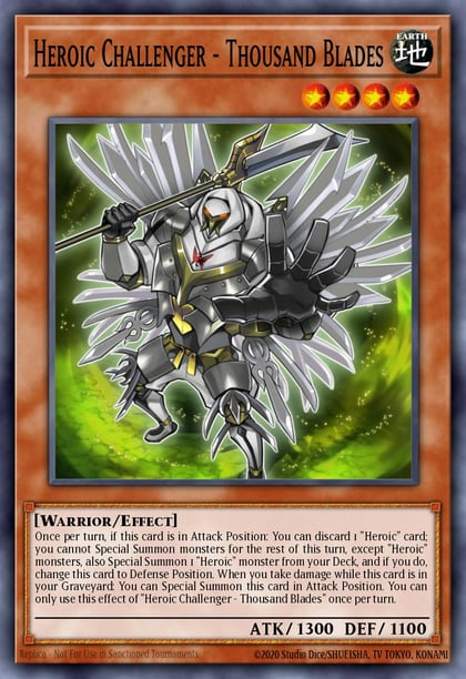 Heroic Challenger - Thousand Blades, OTS Tournament Pack 19 OP19-EN019