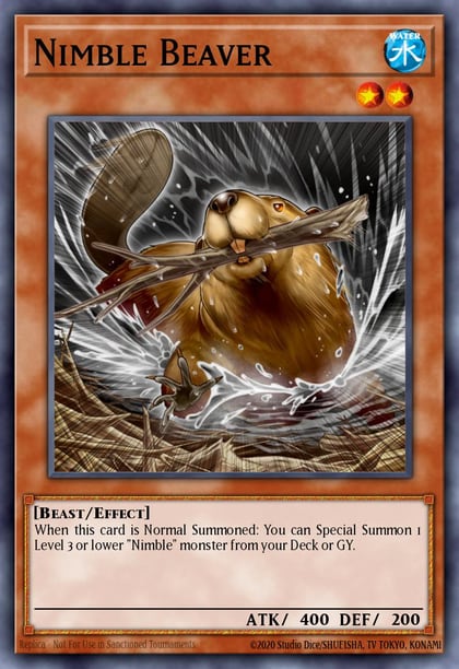 Nimble Beaver, OTS Tournament Pack 20 OP20-EN006