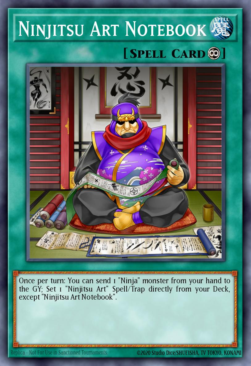 Ninjitsu Art Notebook, OTS Tournament Pack 20 OP20-EN011