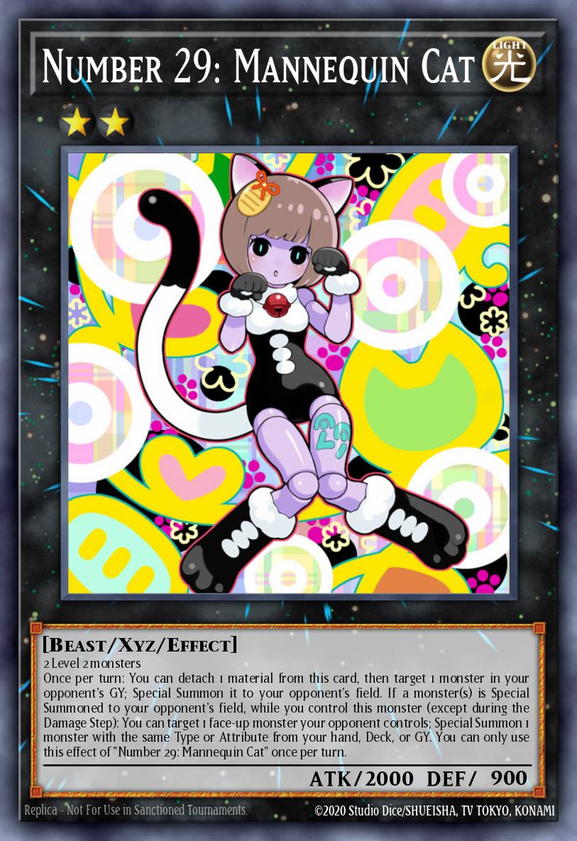 Number 29: Mannequin Cat, OTS Tournament Pack 21 OP21-EN009