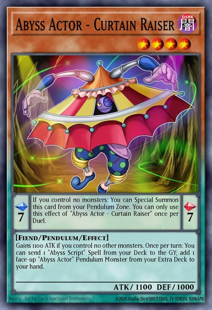 Abyss Actor - Curtain Raiser, OTS Tournament Pack 21 OP21-EN015
