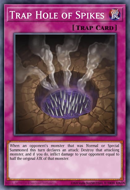 Trap Hole of Spikes, OTS Tournament Pack 21 OP21-EN024