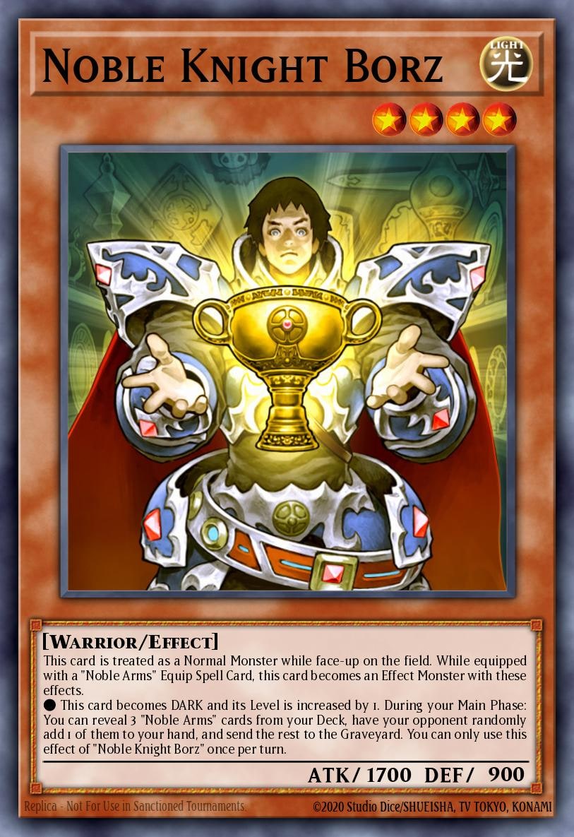 Noble Knight Borz, OTS Tournament Pack 22 OP22-EN016