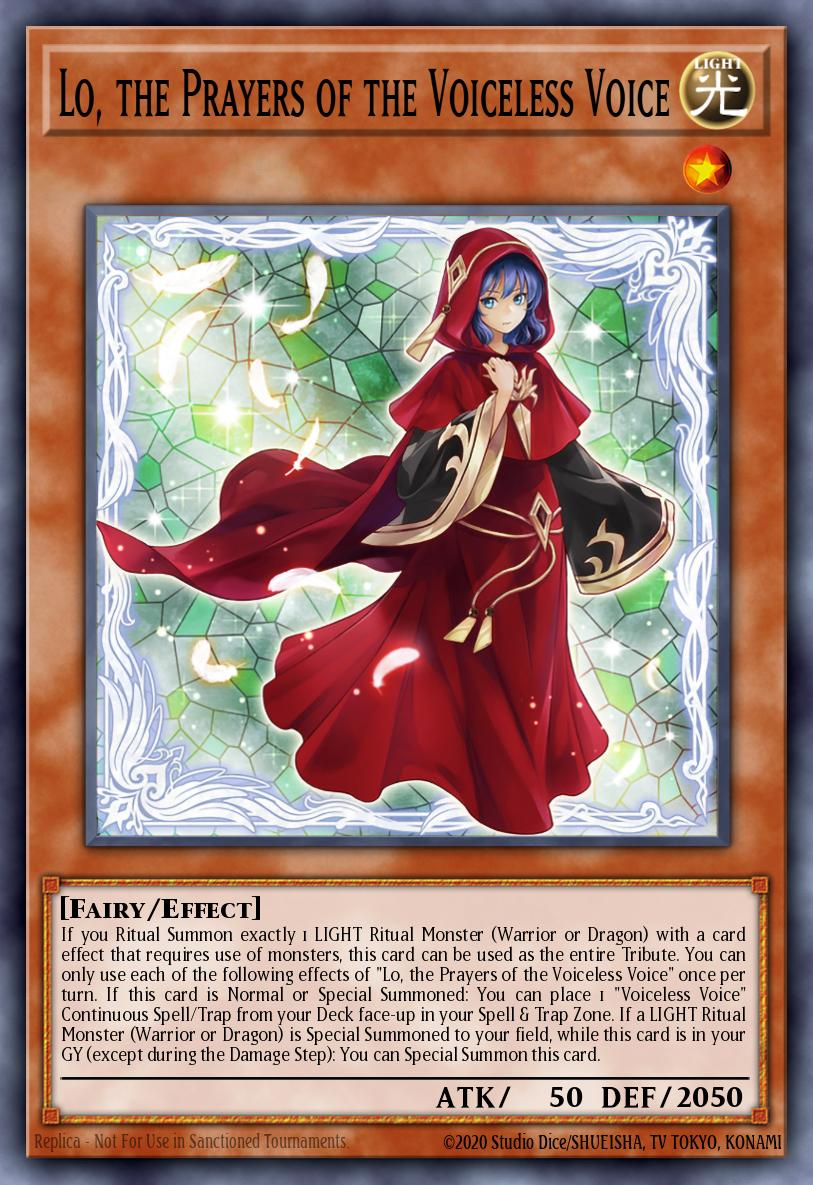 Lo, the Prayers of the Voiceless Voice (UTR), OTS Tournament Pack 26 OP26-EN002