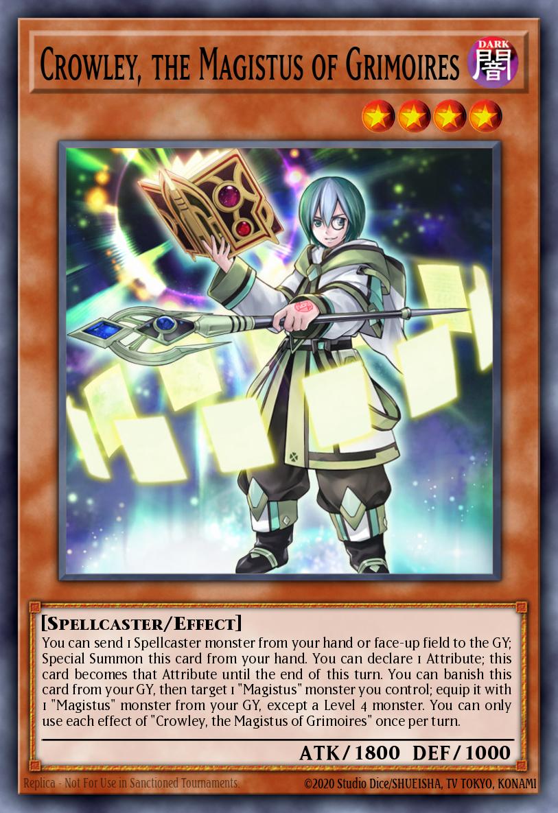 Crowley, the Magistus of Grimoires, OTS Tournament Pack 27 OP27-EN019