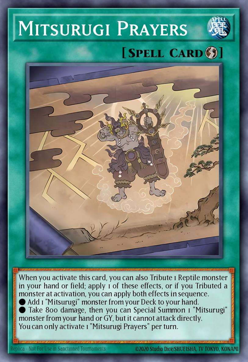 Mitsurugi Prayers, OTS Tournament Pack 29 OP29-EN011