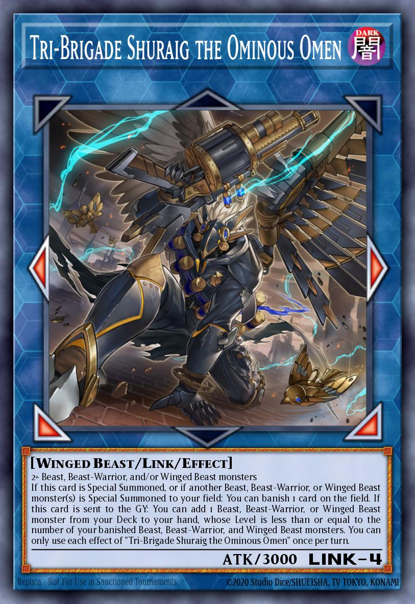 Tri-Brigade Shuraig the Ominous Omen, OTS Tournament Pack 29 OP29-EN020