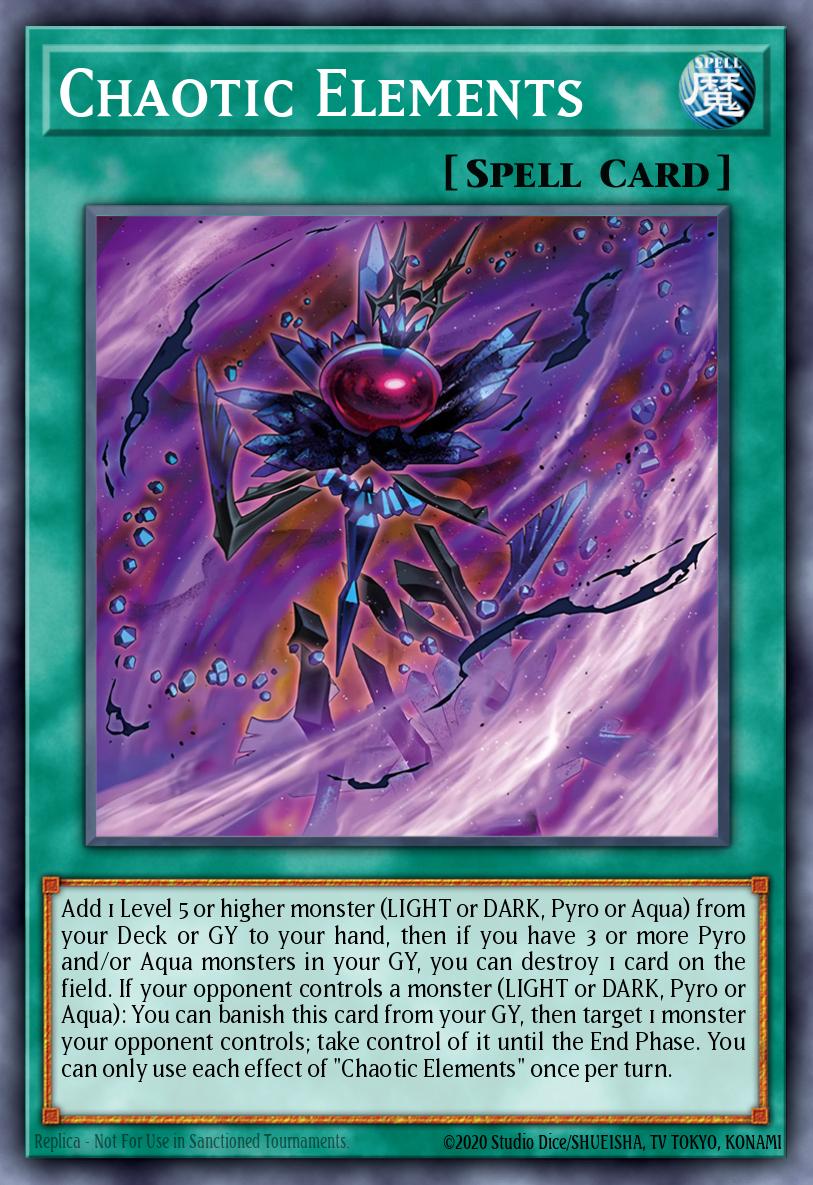 Chaotic Elements, OTS Tournament Pack 30 OP30-EN011