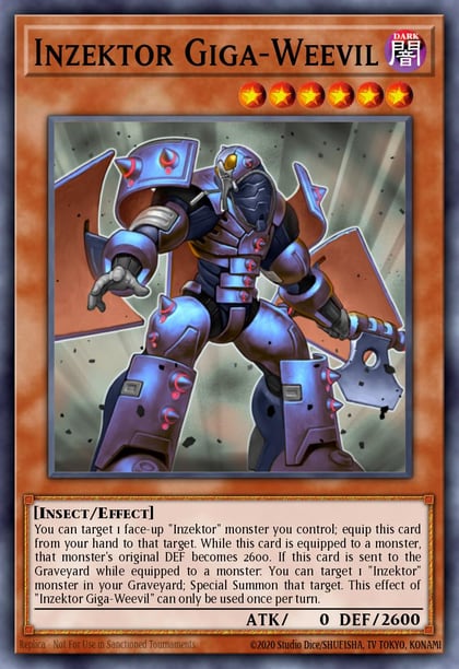 Inzektor Giga-Weevil, Order of Chaos ORCS-EN022