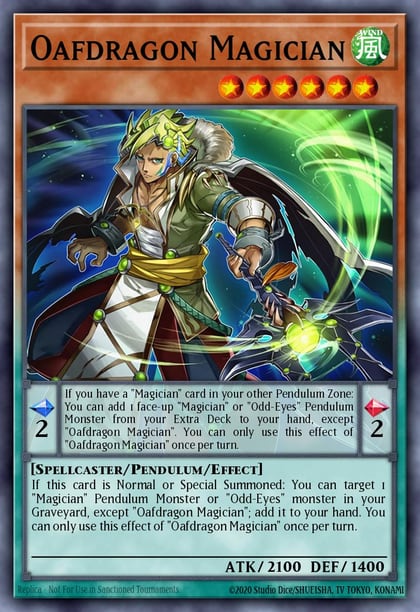 Oafdragon Magician, Pendulum Evolution PEVO-EN016