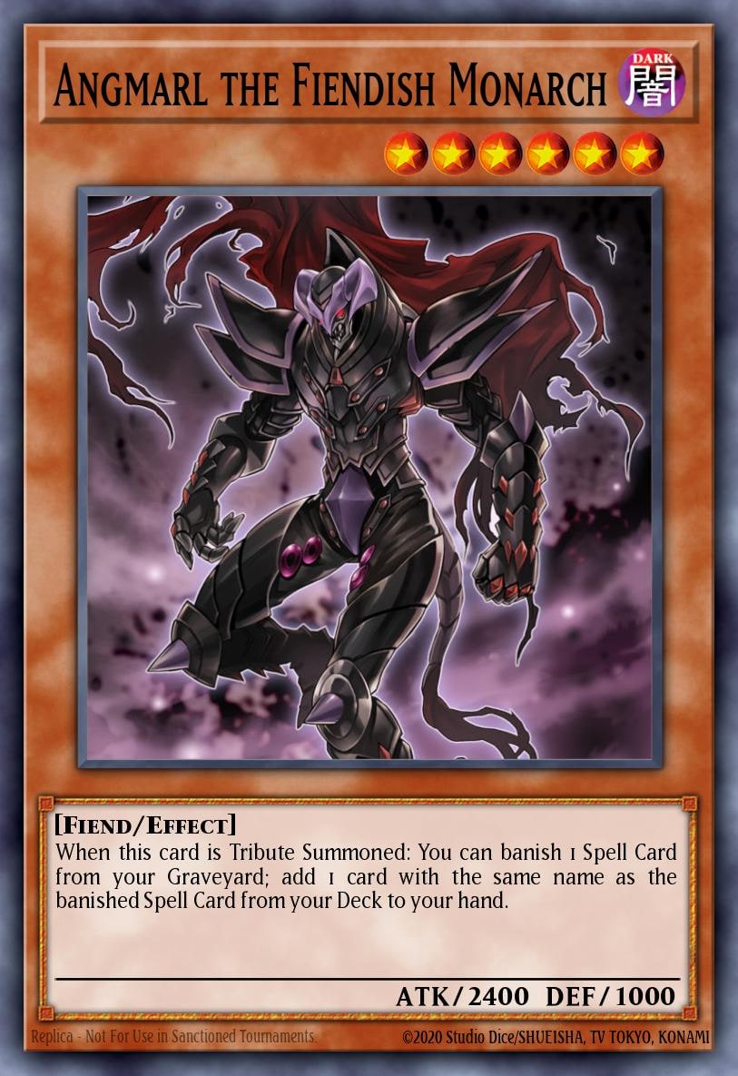 Angmarl the Fiendish Monarch, Premium Gold: Infinite Gold PGL3-EN001