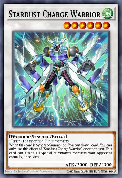 Stardust Charge Warrior, Premium Gold: Infinite Gold PGL3-EN005