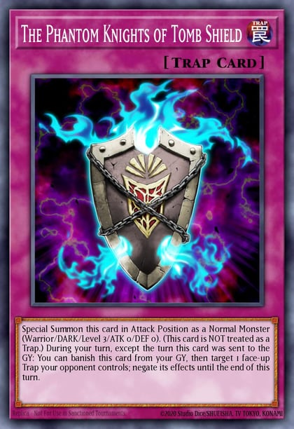 The Phantom Knights of Tomb Shield, Premium Gold: Infinite Gold PGL3-EN017