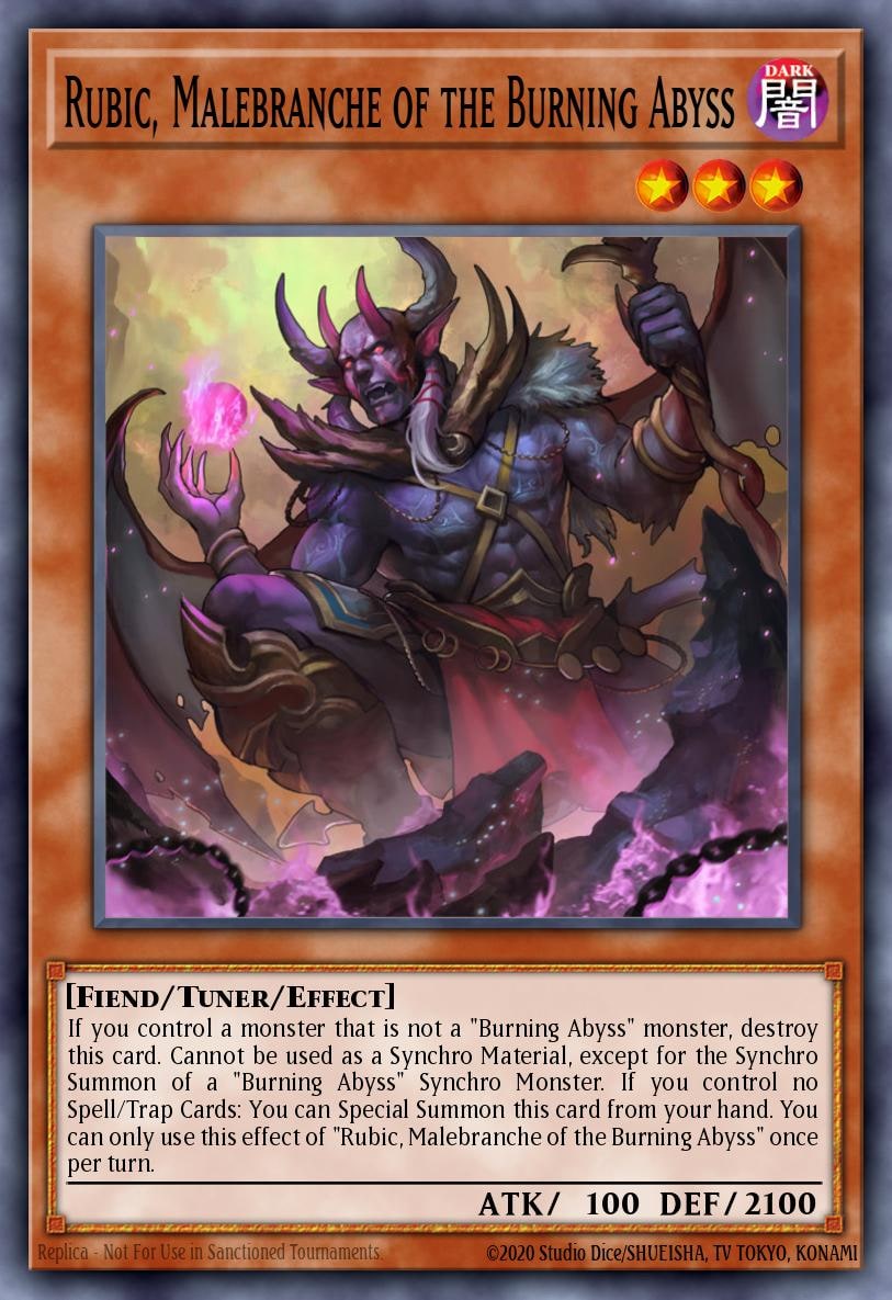 Rubic, Malebranche of the Burning Abyss, Premium Gold: Infinite Gold PGL3-EN046