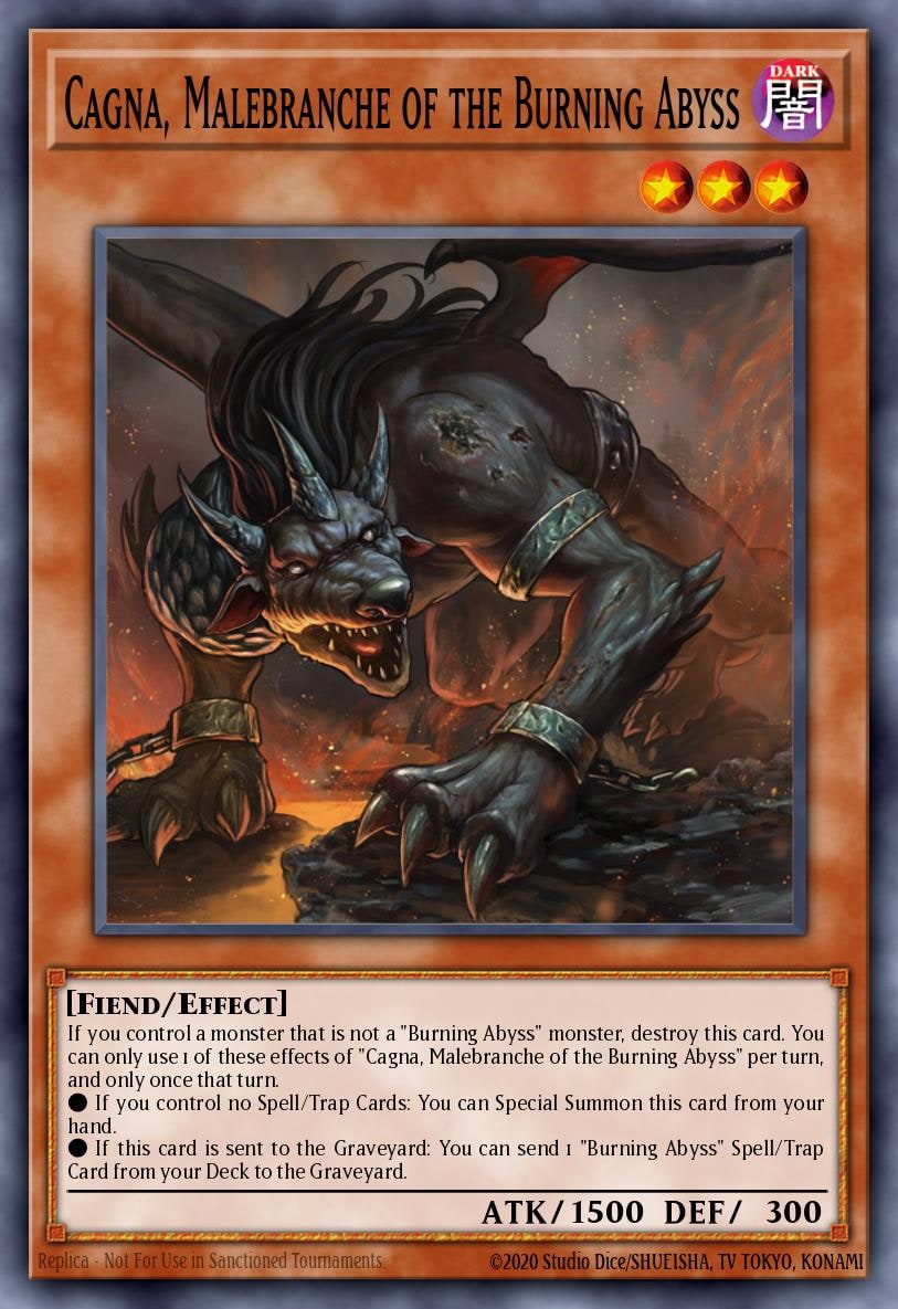 Cagna, Malebranche of the Burning Abyss, Premium Gold: Infinite Gold PGL3-EN051
