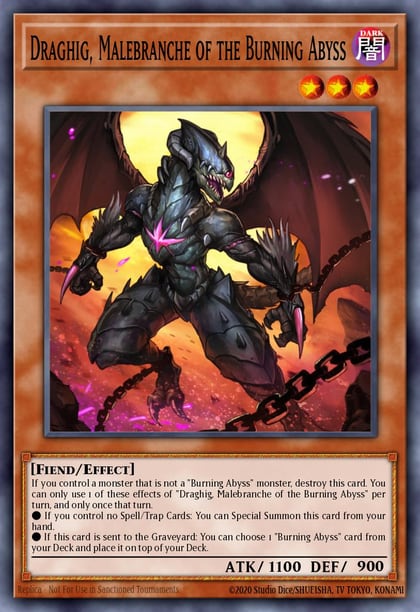 Draghig, Malebranche of the Burning Abyss, Premium Gold: Infinite Gold PGL3-EN053