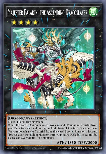 Majester Paladin, the Ascending Dracoslayer, Premium Gold: Infinite Gold PGL3-EN079