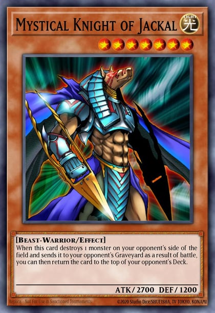 Mystical Knight of Jackal, Pharaonic Guardian PGD-069